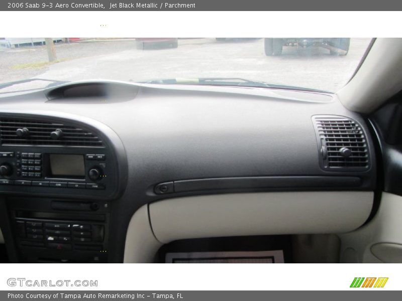 Jet Black Metallic / Parchment 2006 Saab 9-3 Aero Convertible