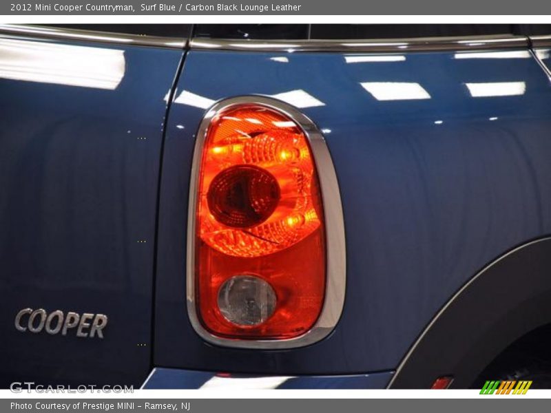 Surf Blue / Carbon Black Lounge Leather 2012 Mini Cooper Countryman