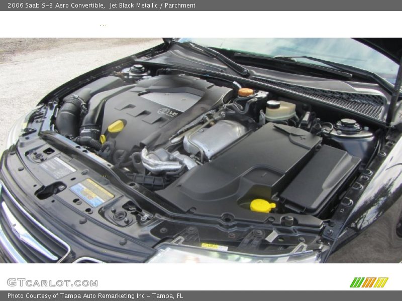 Jet Black Metallic / Parchment 2006 Saab 9-3 Aero Convertible