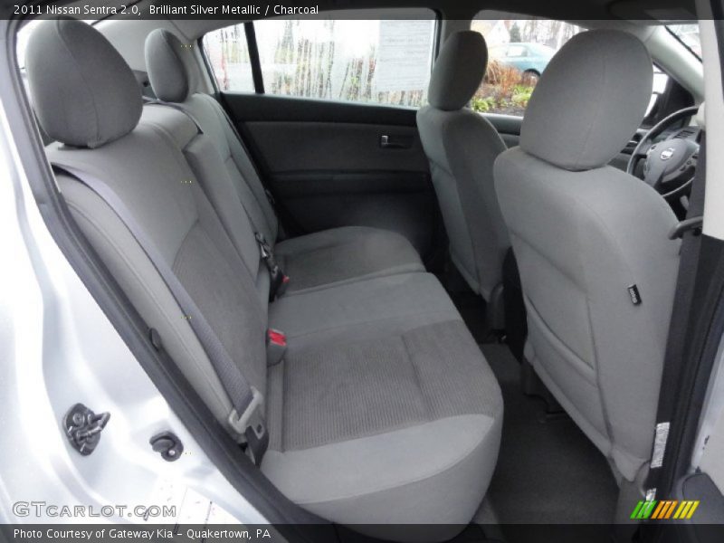 Brilliant Silver Metallic / Charcoal 2011 Nissan Sentra 2.0