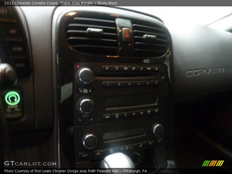 Cyber Gray Metallic / Ebony Black 2011 Chevrolet Corvette Coupe