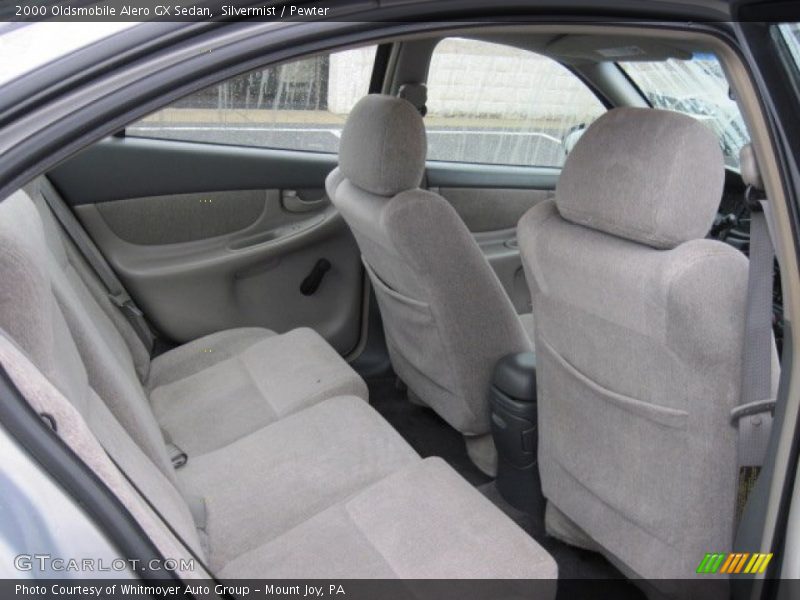 Rear Seat of 2000 Alero GX Sedan