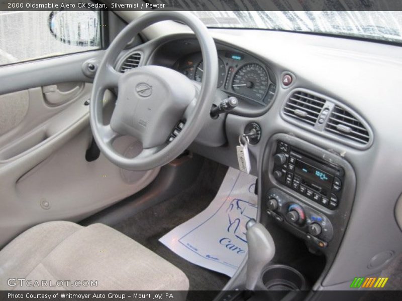  2000 Alero GX Sedan Pewter Interior