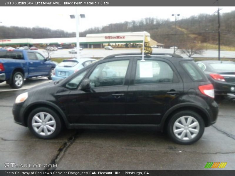 Black Pearl Metallic / Black 2010 Suzuki SX4 Crossover AWD