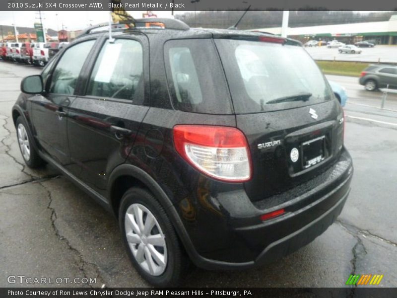 Black Pearl Metallic / Black 2010 Suzuki SX4 Crossover AWD