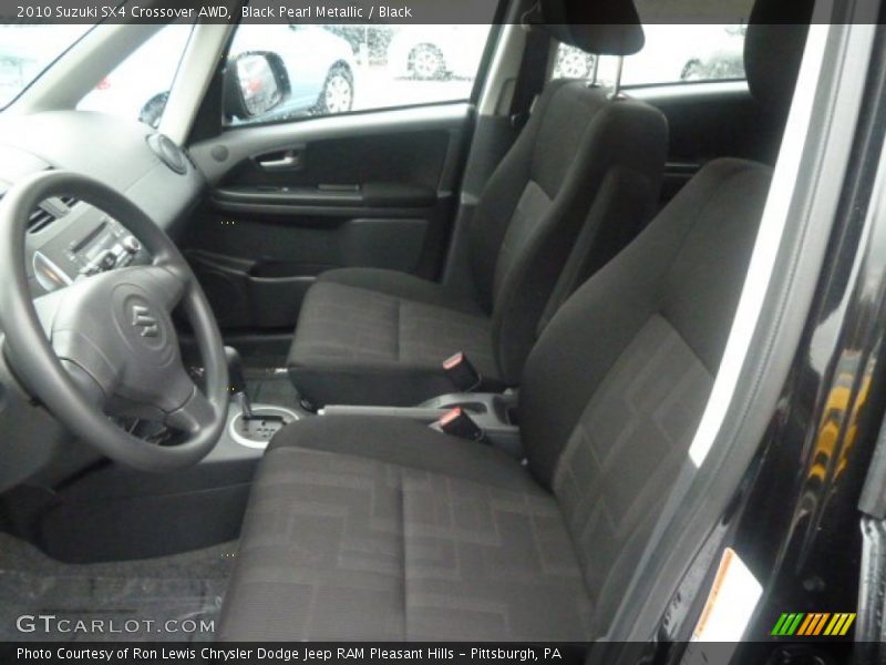 Black Pearl Metallic / Black 2010 Suzuki SX4 Crossover AWD