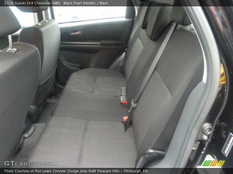 Black Pearl Metallic / Black 2010 Suzuki SX4 Crossover AWD