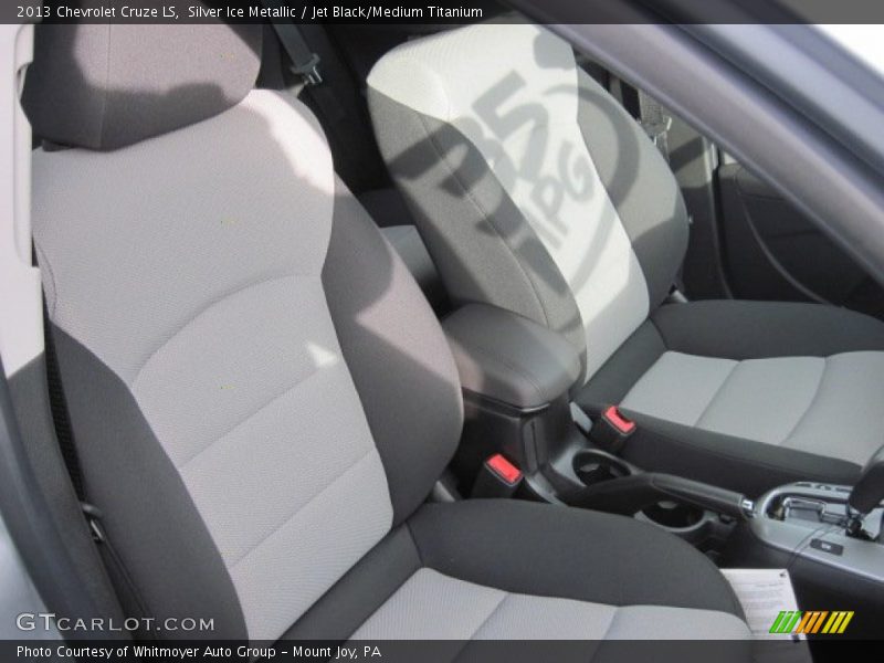 Silver Ice Metallic / Jet Black/Medium Titanium 2013 Chevrolet Cruze LS