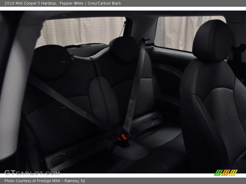 Pepper White / Grey/Carbon Black 2010 Mini Cooper S Hardtop