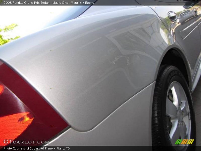 Liquid Silver Metallic / Ebony 2008 Pontiac Grand Prix Sedan