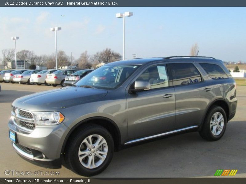 Mineral Gray Metallic / Black 2012 Dodge Durango Crew AWD
