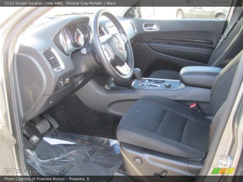 Mineral Gray Metallic / Black 2012 Dodge Durango Crew AWD