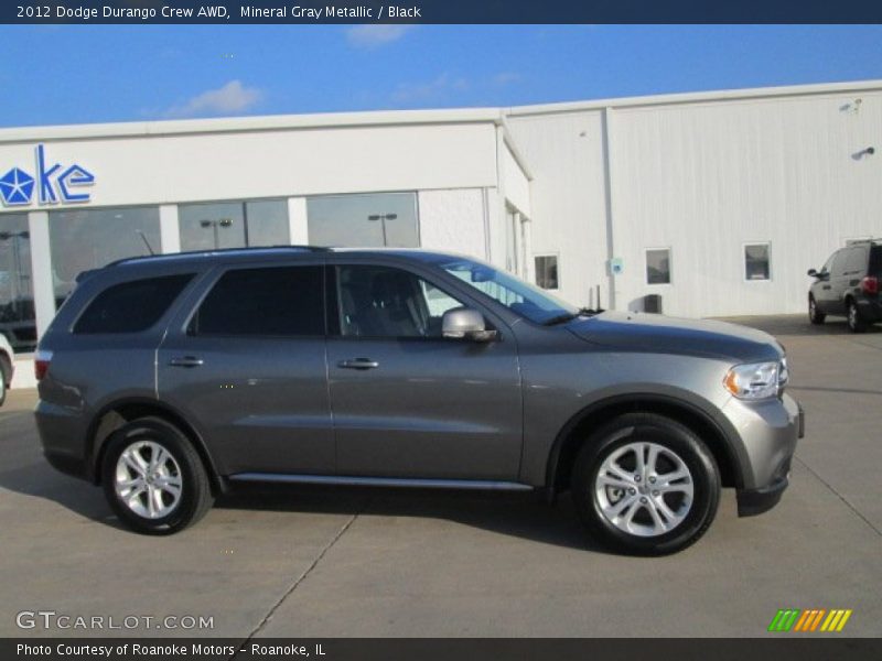 Mineral Gray Metallic / Black 2012 Dodge Durango Crew AWD