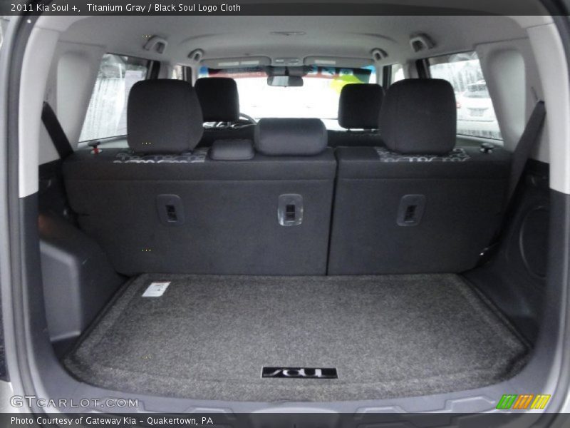 Titanium Gray / Black Soul Logo Cloth 2011 Kia Soul +