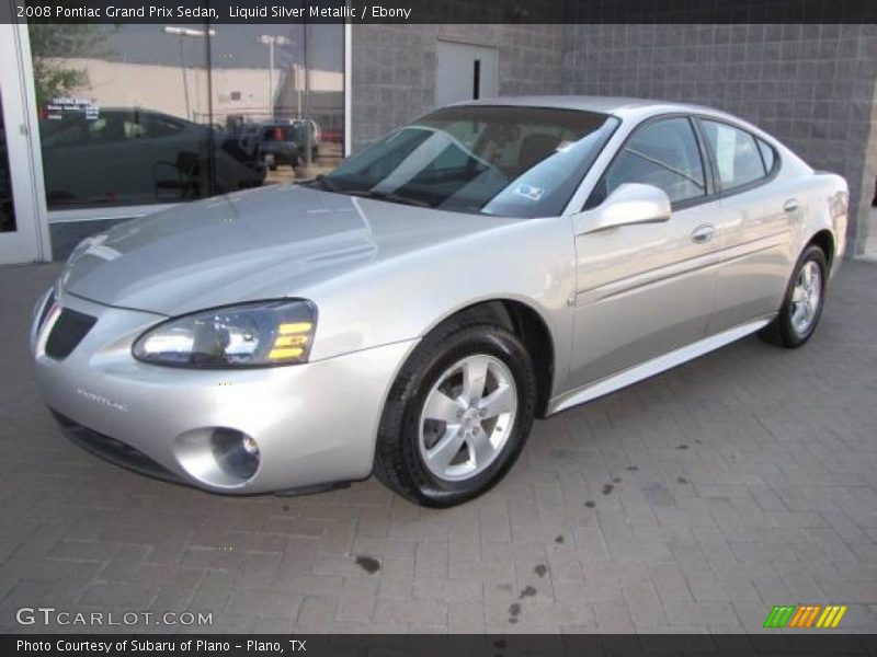 Liquid Silver Metallic / Ebony 2008 Pontiac Grand Prix Sedan