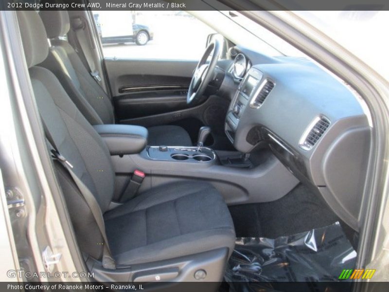 Mineral Gray Metallic / Black 2012 Dodge Durango Crew AWD