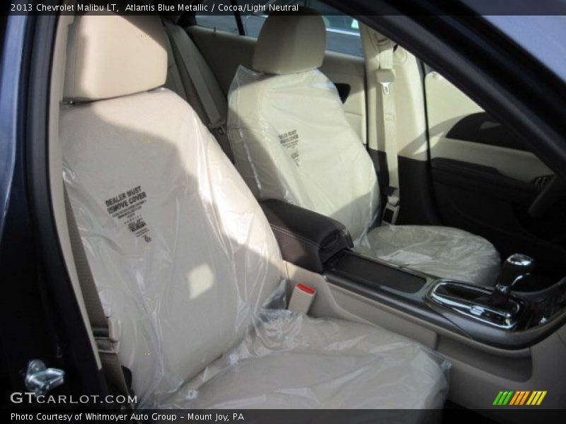 Atlantis Blue Metallic / Cocoa/Light Neutral 2013 Chevrolet Malibu LT