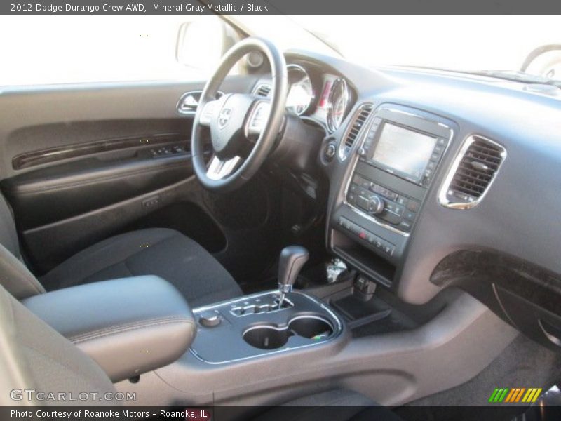 Mineral Gray Metallic / Black 2012 Dodge Durango Crew AWD