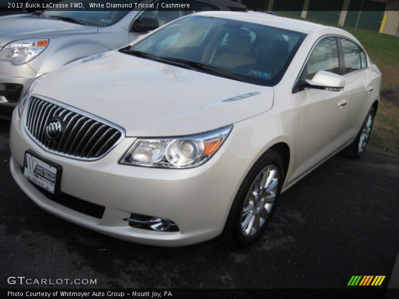 White Diamond Tricoat / Cashmere 2013 Buick LaCrosse FWD