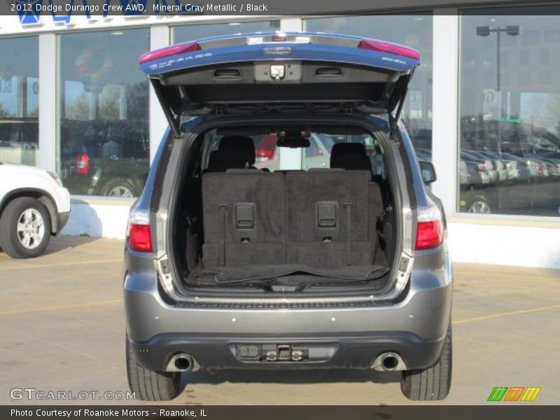 Mineral Gray Metallic / Black 2012 Dodge Durango Crew AWD