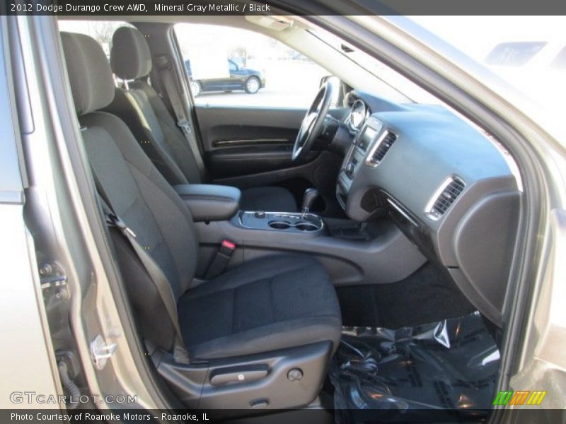 Mineral Gray Metallic / Black 2012 Dodge Durango Crew AWD