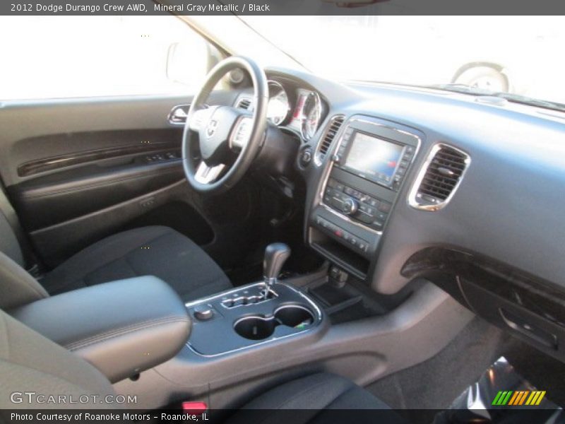 Mineral Gray Metallic / Black 2012 Dodge Durango Crew AWD