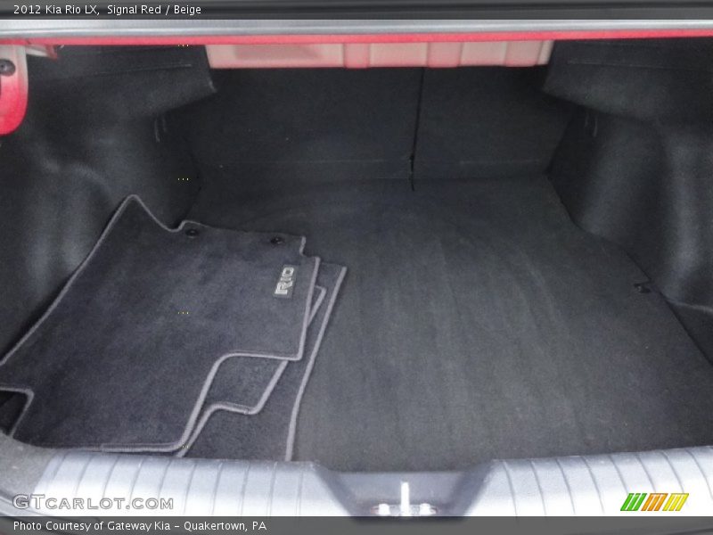 Signal Red / Beige 2012 Kia Rio LX