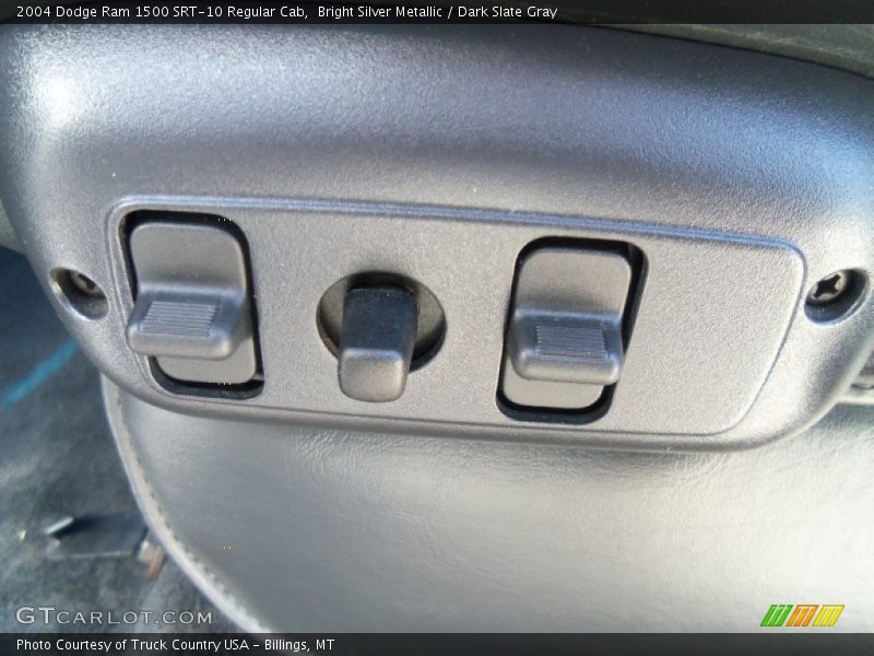 Bright Silver Metallic / Dark Slate Gray 2004 Dodge Ram 1500 SRT-10 Regular Cab