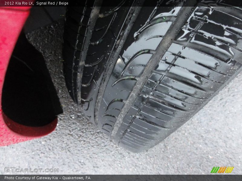 Signal Red / Beige 2012 Kia Rio LX