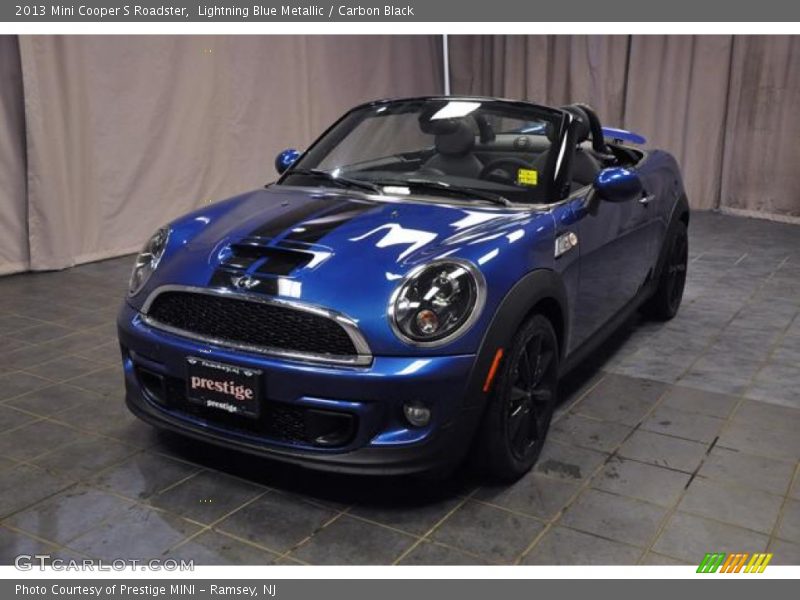 Lightning Blue Metallic / Carbon Black 2013 Mini Cooper S Roadster