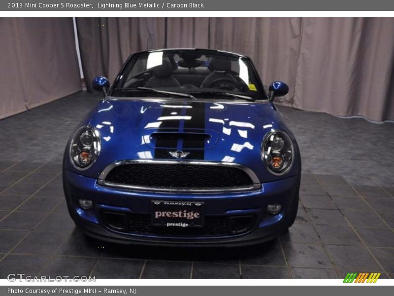 Lightning Blue Metallic / Carbon Black 2013 Mini Cooper S Roadster