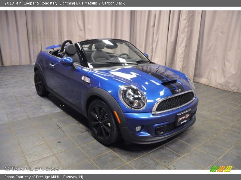 Lightning Blue Metallic / Carbon Black 2013 Mini Cooper S Roadster