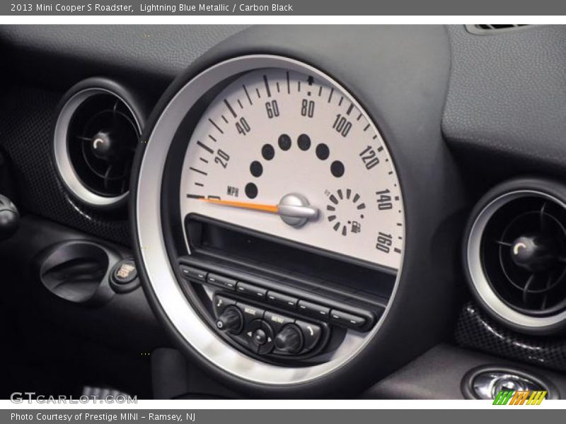 Lightning Blue Metallic / Carbon Black 2013 Mini Cooper S Roadster