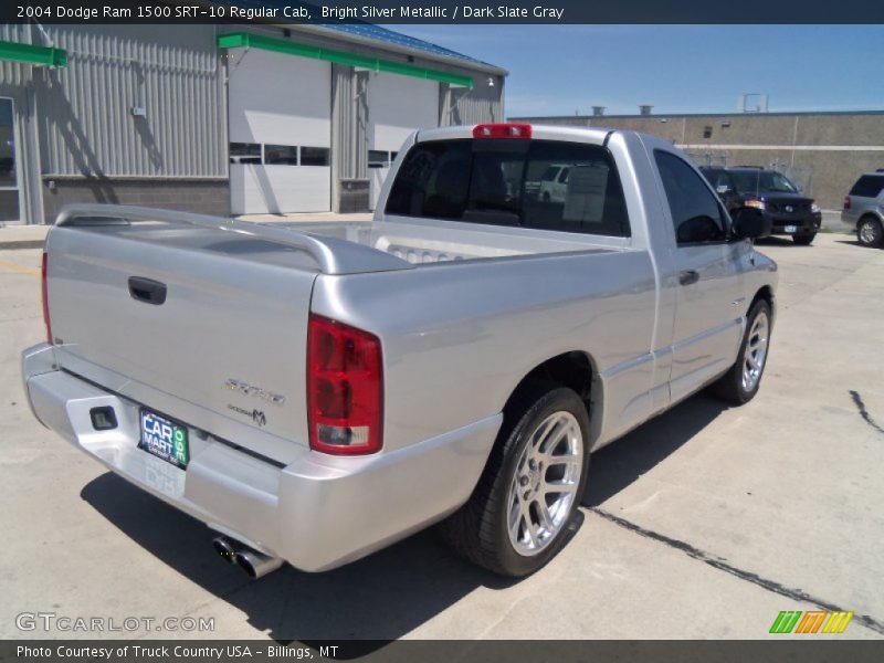Bright Silver Metallic / Dark Slate Gray 2004 Dodge Ram 1500 SRT-10 Regular Cab