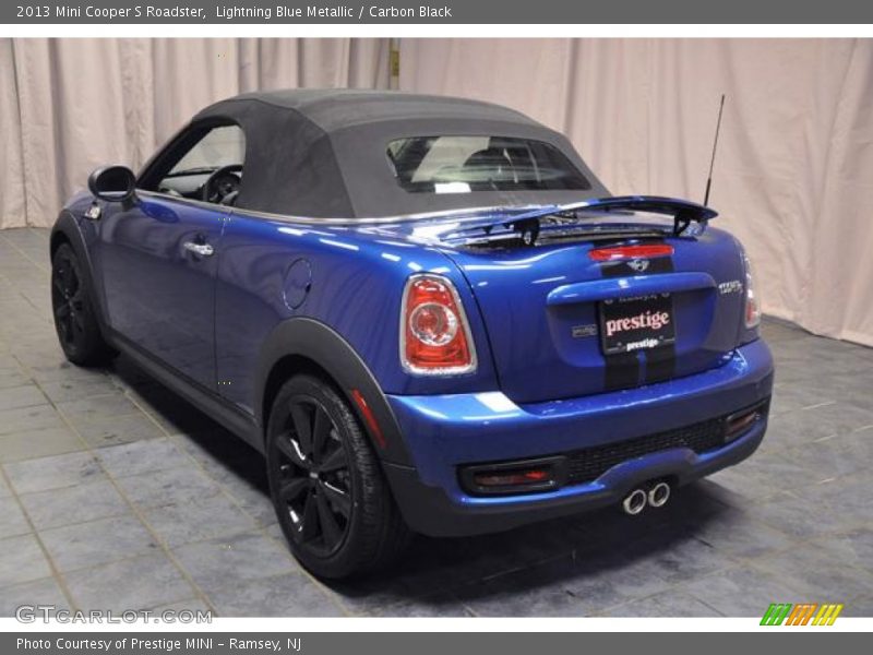Lightning Blue Metallic / Carbon Black 2013 Mini Cooper S Roadster