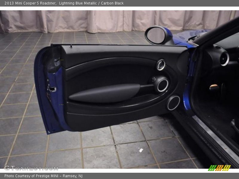 Lightning Blue Metallic / Carbon Black 2013 Mini Cooper S Roadster