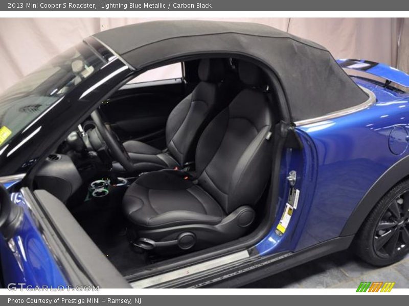 Lightning Blue Metallic / Carbon Black 2013 Mini Cooper S Roadster