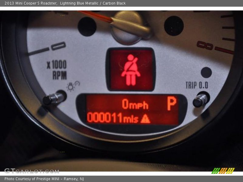 Lightning Blue Metallic / Carbon Black 2013 Mini Cooper S Roadster