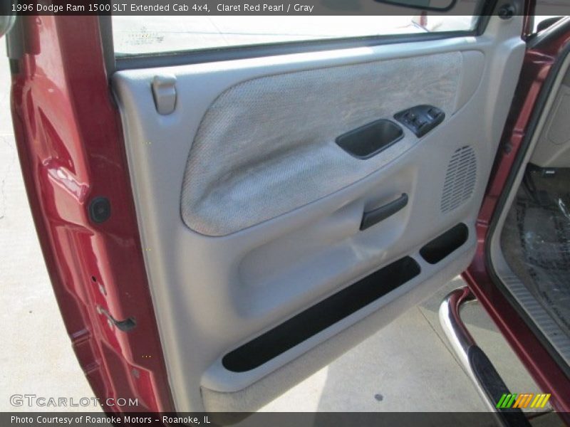 Claret Red Pearl / Gray 1996 Dodge Ram 1500 SLT Extended Cab 4x4
