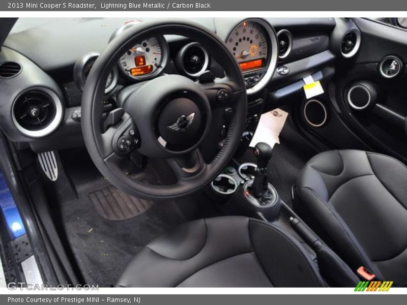 Lightning Blue Metallic / Carbon Black 2013 Mini Cooper S Roadster