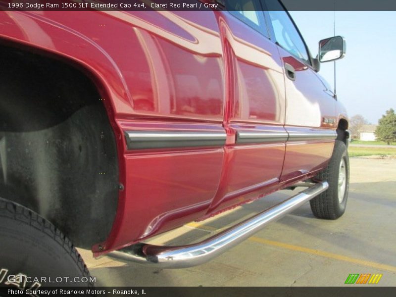 Claret Red Pearl / Gray 1996 Dodge Ram 1500 SLT Extended Cab 4x4
