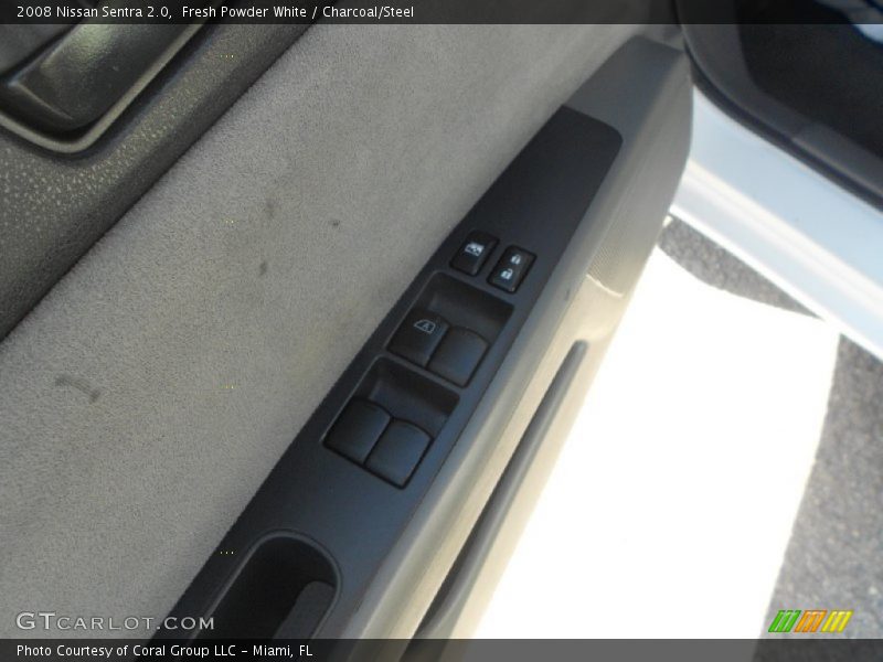 Fresh Powder White / Charcoal/Steel 2008 Nissan Sentra 2.0
