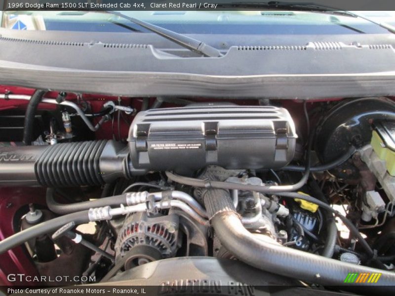  1996 Ram 1500 SLT Extended Cab 4x4 Engine - 5.9 Liter OHV 16-Valve V8