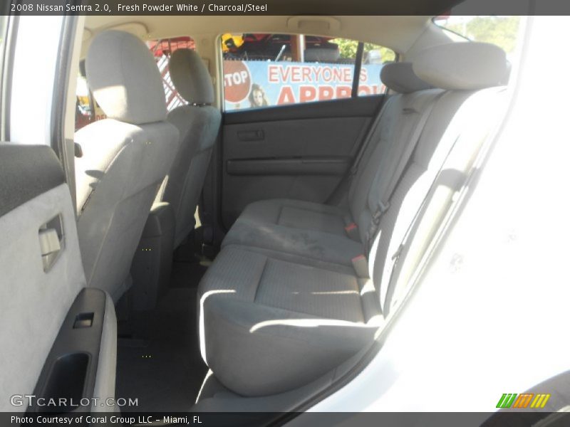 Fresh Powder White / Charcoal/Steel 2008 Nissan Sentra 2.0