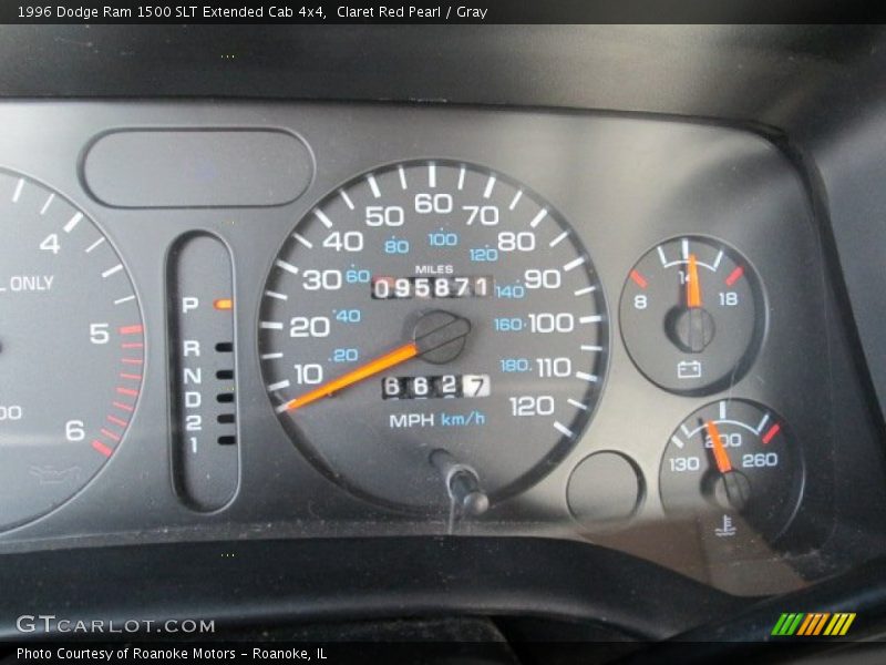  1996 Ram 1500 SLT Extended Cab 4x4 SLT Extended Cab 4x4 Gauges