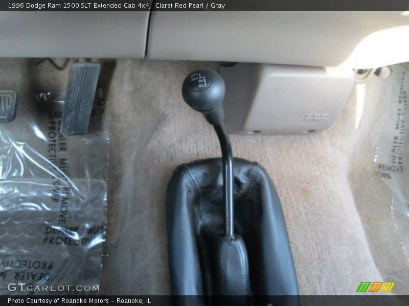 Controls of 1996 Ram 1500 SLT Extended Cab 4x4