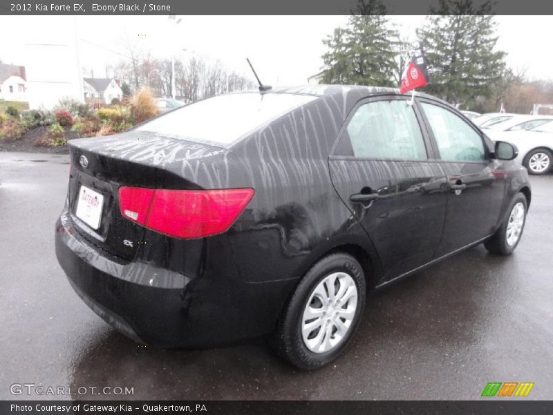 Ebony Black / Stone 2012 Kia Forte EX