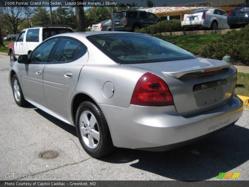 Liquid Silver Metallic / Ebony 2008 Pontiac Grand Prix Sedan