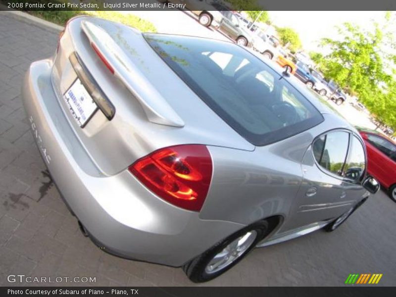 Liquid Silver Metallic / Ebony 2008 Pontiac Grand Prix Sedan