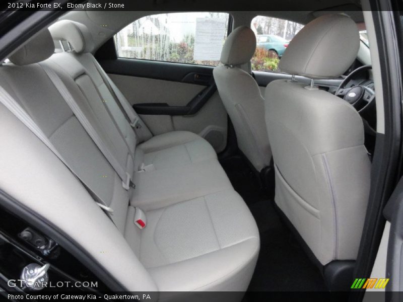 Ebony Black / Stone 2012 Kia Forte EX